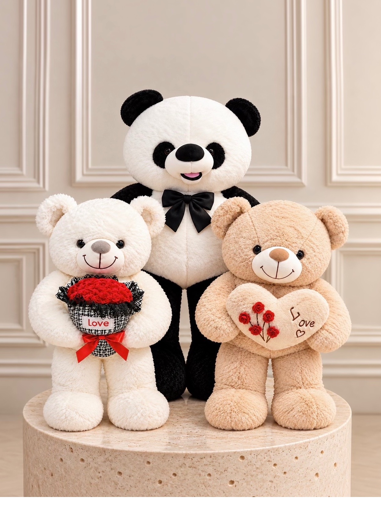 Soft teddy bears and stuff toys
